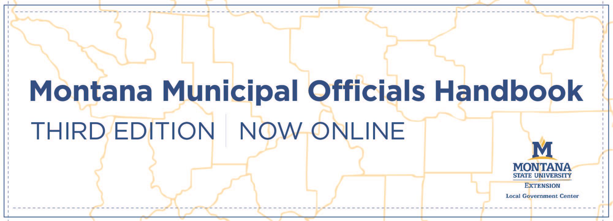 Montana Municipal Officials Handbook, 3rd Edition 